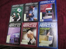 Vintage Interface Age Magazine January-July minus April 1984 - Lot of 6