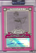 2006 Bowman Sterling TREVOR CROWE  Printing Plate Magenta