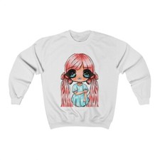 UNISEX KAWAII HOODIE  Anime Print Hoodie  Japanese Art  Chibi Doll Outfit