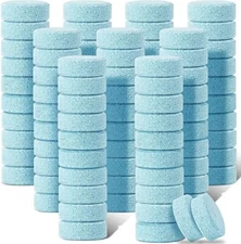 Car Wiper Detergent 50 PCS Tablet Glass Cleaner Auto Windshield Cleaner blue tab