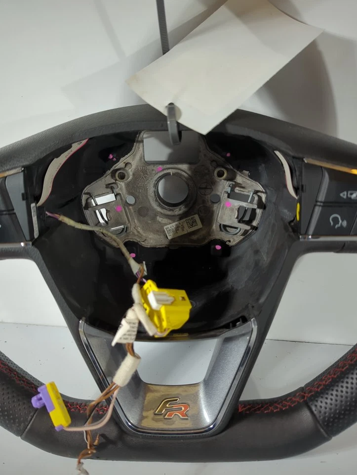 Seat Ibiza Mk4 Tsi 2015-2017 Steering Wheel With Multifunctions 5F0419091R O33 - Image 4 of 4