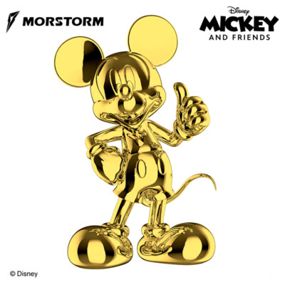 Morstorm Disney Mickey Mouse Thumb Up (Gold Chrome) 11