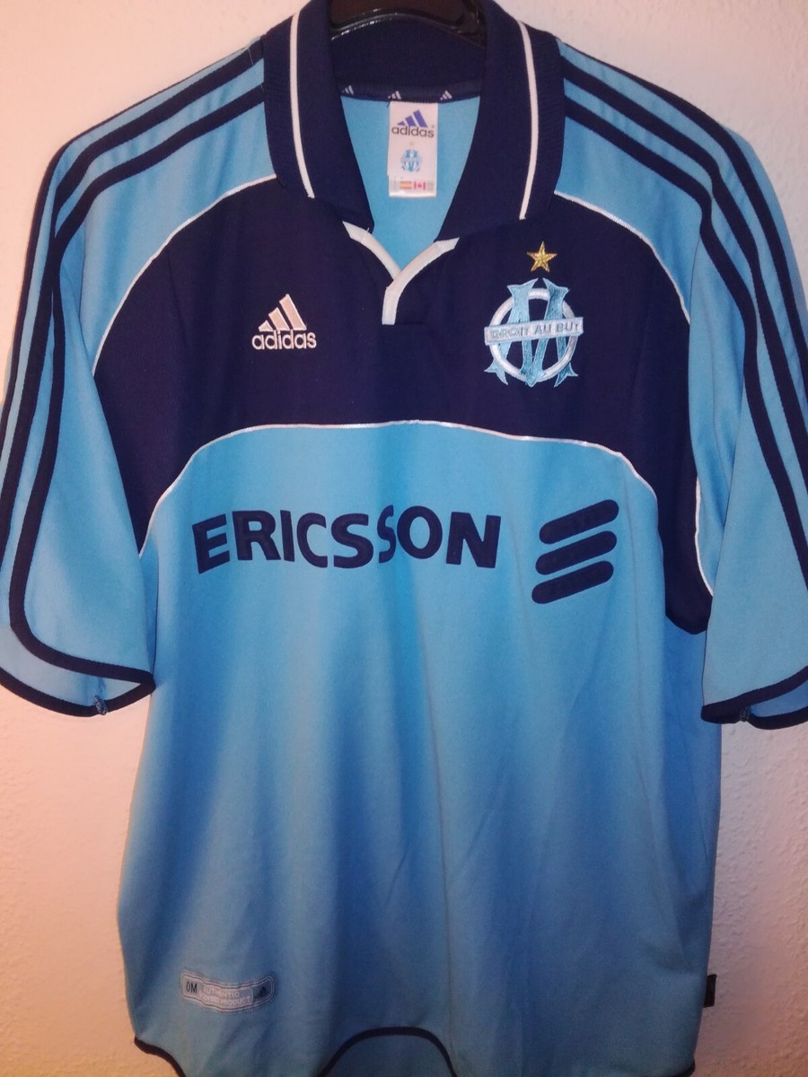 OLYMPIQUE MARSEILLE 2000-2001 Ericsson camiseta shirt trikot