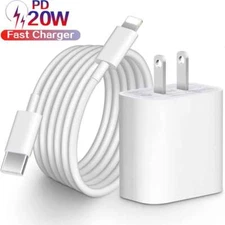 PD 20W Fast USB-C Charger Cable For iPhone 15 14 13 12 11 Pro Max XS XR SE
