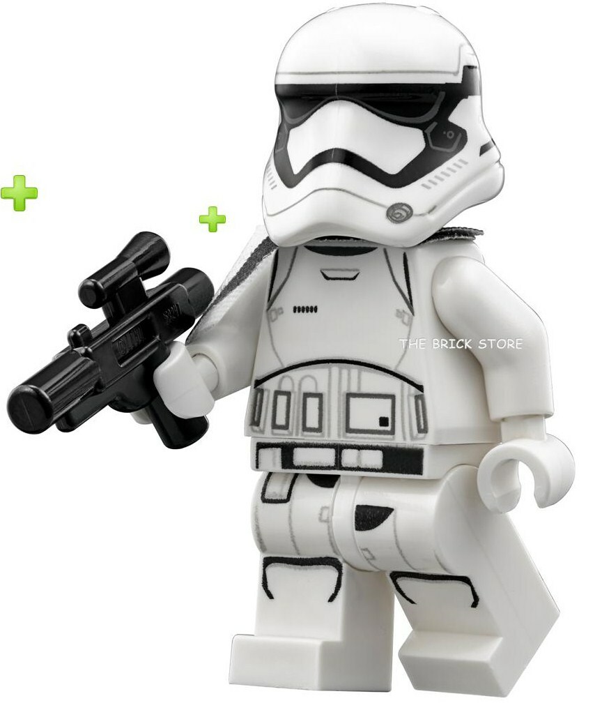 LEGO STAR WARS STORMTROOPER SQUAD LEADER ROUNDED MOUTH CAPE 75190  2017 NEW