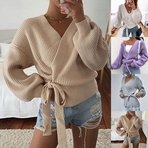 V Neck Knitwear Jumper Tunic | eBay