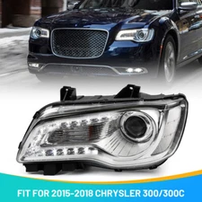 For Chrysler 300 300c Limited Sedan 2015-2023 Halogen Headlight W/LED DRL Driver