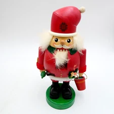 Richard Glaesser Santa Toy Maker Nutcracker Erzgebirge Holzkunst VTG AS IS