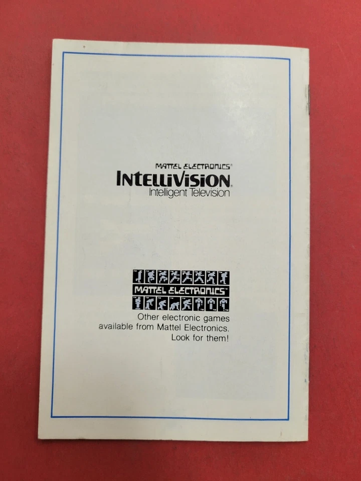 Vintage 1980s Mattel Intellivision Night Stalker Cartridge Instructions Manual - Image 2 of 2