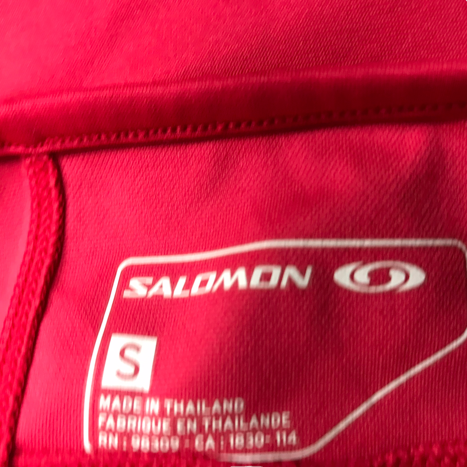 SALOMON Cinturino Spaghetti Rosa Serbatoio Taglia Donna Small Atletica Yoga