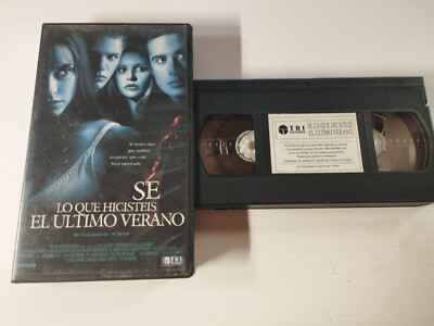 SE LO QUE HICISTEIS EL ULTIMO VERANO JIM GILLESPIE - VHS Cinta TAPE Español