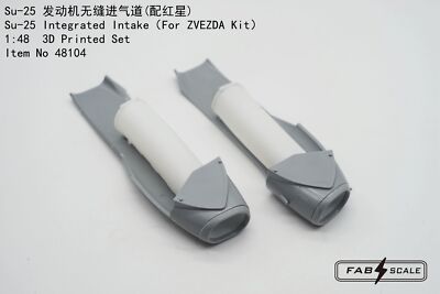 FAB FA48104 1/48 Su-25 Integrated Intake For ZVEZDA Kit 3D Printed Set