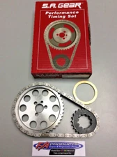 Small Block Chevy Aftermarket Raised Cam Blocks Timing Set S.A. GEAR 78560W-9