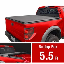 5.5 FT Tonneau Cover For 2007-2021 Toyota TUNDRA 5.5 FT 66" SHORT BED Roll Up