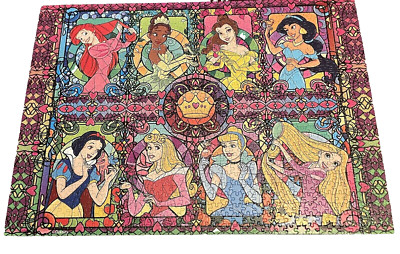Disney Princess Collage Puzzle by Ceaco 1000 Pieces Age 12+ COMPLETE 26.6''x19''