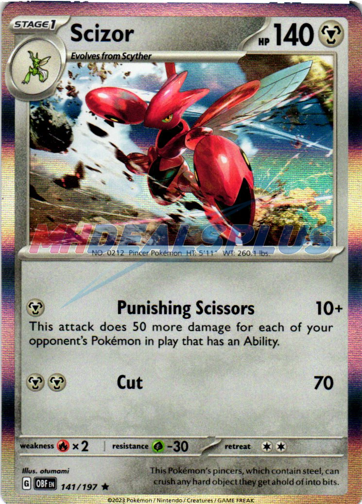 Scizor Pokémon TCG Cards for sale | eBay