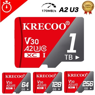 Micro SD Card 32GB 64GB 128GB 256GB 512GB Micro SD TF Memory Card Adapter lot
