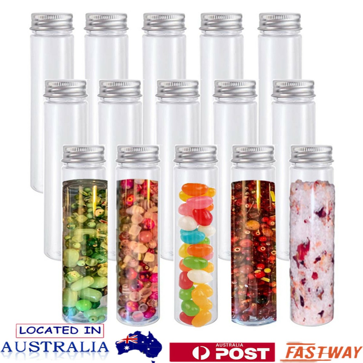 Clear Candy Tubes With Lids 24 Pcs 40ml Plastic Test Tubes Clear And
