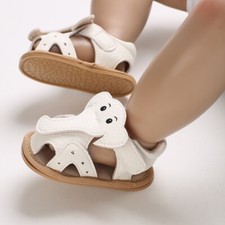Newborn Baby Boy Girl Soft Sole Crib Shoes Infant Casual Summer Sandals 0-18 M