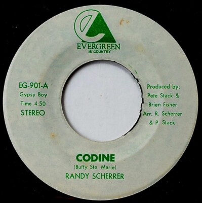 Randy Scherrer 45 Codine - 70's Illinois Private Psych