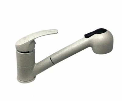 Rubinetto Miscelatore Cucina Lavello Lavabo Doccetta Estraibile Sabbia Avena dfh