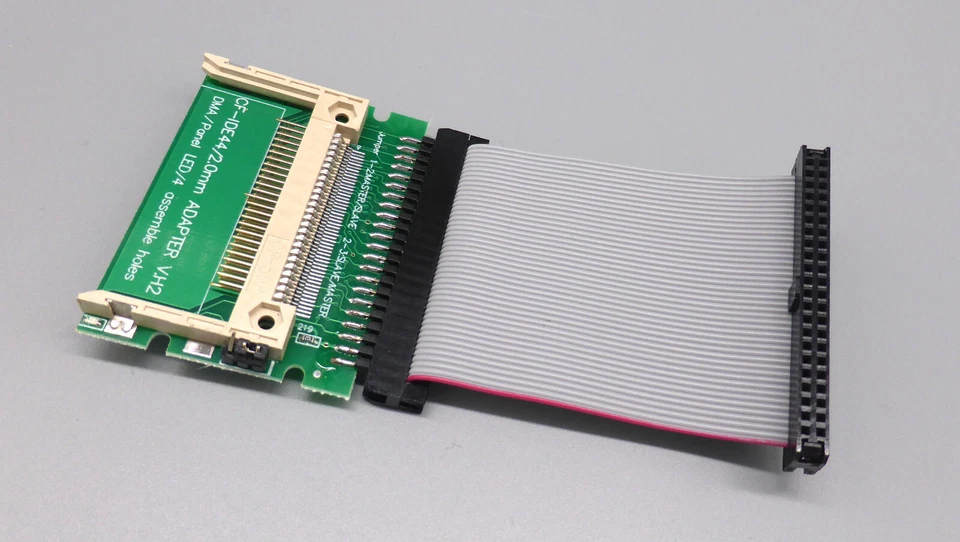 CF Compact Flash to 2.5" 44Pin, 2mm, IDE Converter/Adapter CF-IDE + Cable - Image 2 of 2