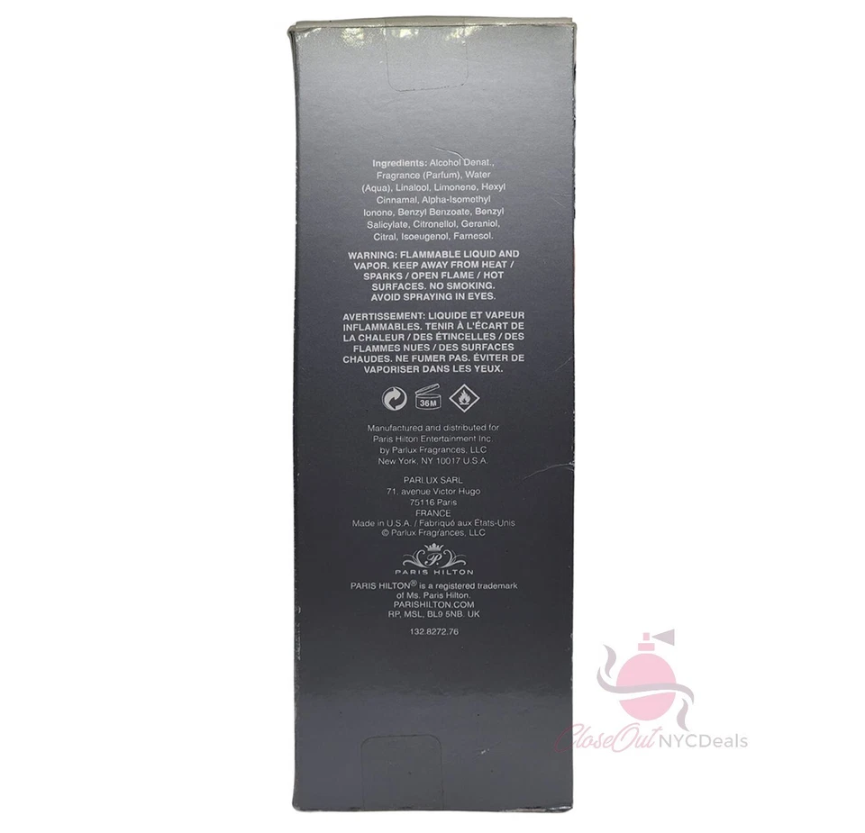 Paris Hilton Perfume Feminino Paris Hilton 3,4 oz Eau De Parfum Bling Edition Spray - Imagem 3 de 4