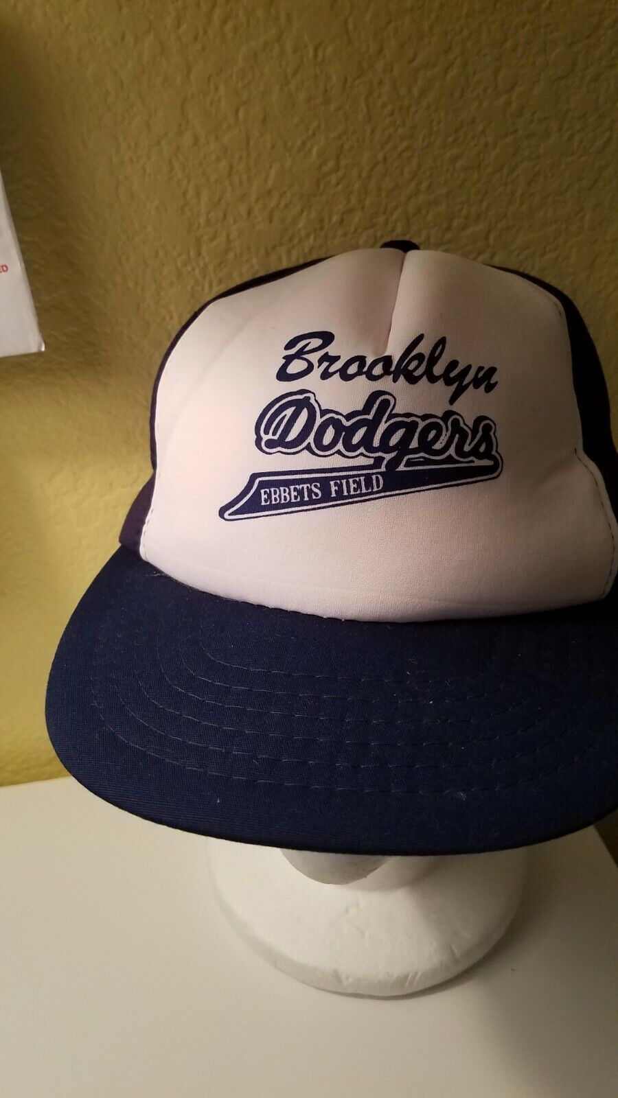 Ebbets Field Brooklyn Dodgers Snapback hat vintage - image 2