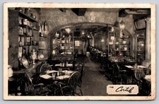 The Cortile Restaurant Off 5th Ave NYC New York Interior View Seating Postcard