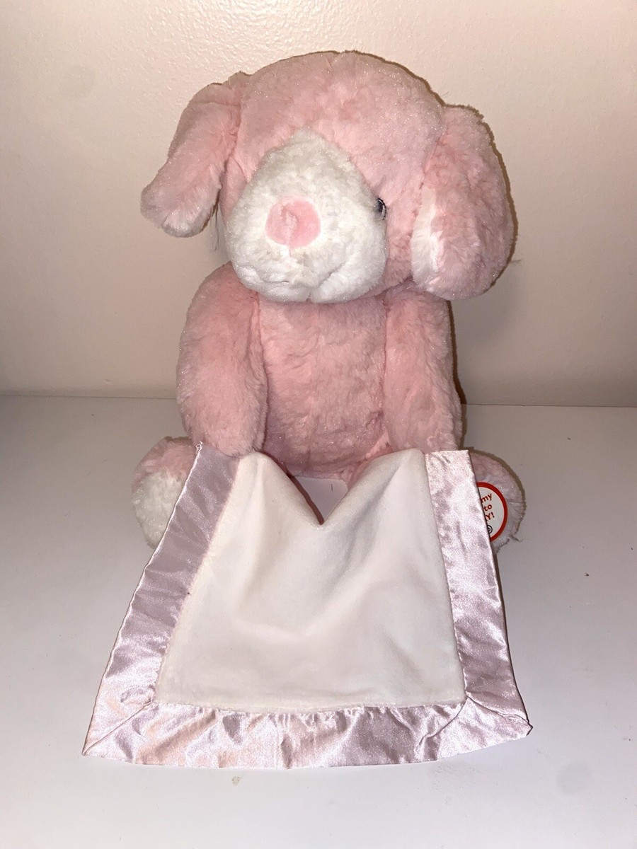 GUND Peek-A-Boo Puppy Talk and Play Pink 10