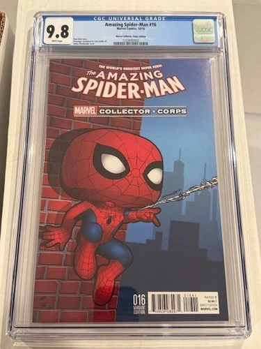 Amazing Spider-Man 16 Legacy 772 CGC 9.8 Marvel Collector Corp Funko Pop Variant