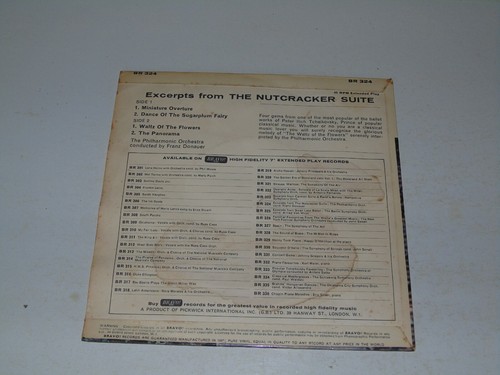 excerpts from THE NUTCRACKER SUITE - UK 4-Track 7'' vinyl single - Picture 2 of 4