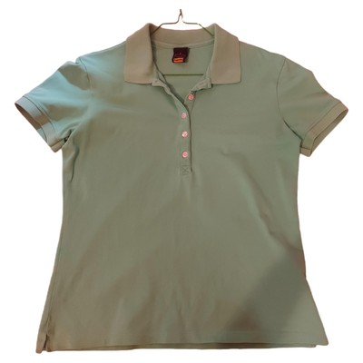 Trigema Damen Poloshirt Grün Gr. 40; L Kurzarm