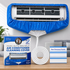 Leak Saver Mini Split AC Cleaning Kit Waterproof Cover Bag 27-35in Units
