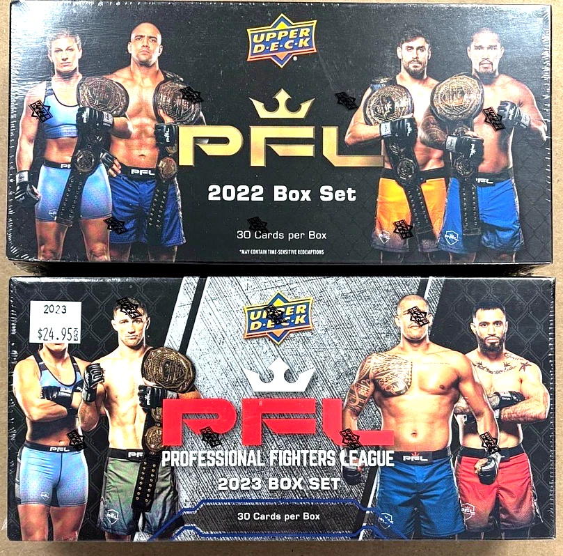 2022 & 2023 Upper Deck Professional Fight League PFL Factory Sealed Box Set MMA - Image 3 of 3