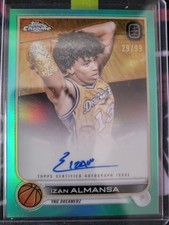 Izan Almansa 2022-23 Topps Chrome Overtime Elite #CA-IA1 Aqua Refractor /99