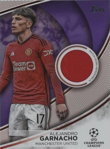 2023-24 Topps Chrome UEFA Alejandro Garnacho Future Stars