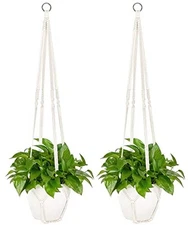  Macrame Plant Hanger Indoor Outdoor Hanging Planter Basket Large for up to 