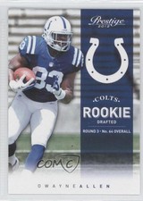 2012 Playoff Prestige Rookie Dwayne Allen #263 0q1p