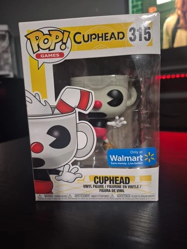 Funko Pops Games: Cuphead Spilled Milk #315 Walmart Exclusive NEW