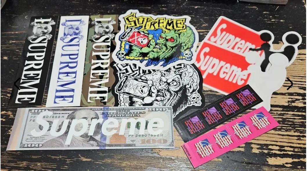 Supreme Money Box Logo Sticker 2 Stick 2 Target Mini 3 Skull 2