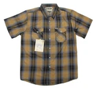 The Kid Dixxon Flannel Most Wanted Bamboo Short Sleeve Mens Shirt Size 2XL