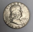1956 Franklin Silver Half Dollar