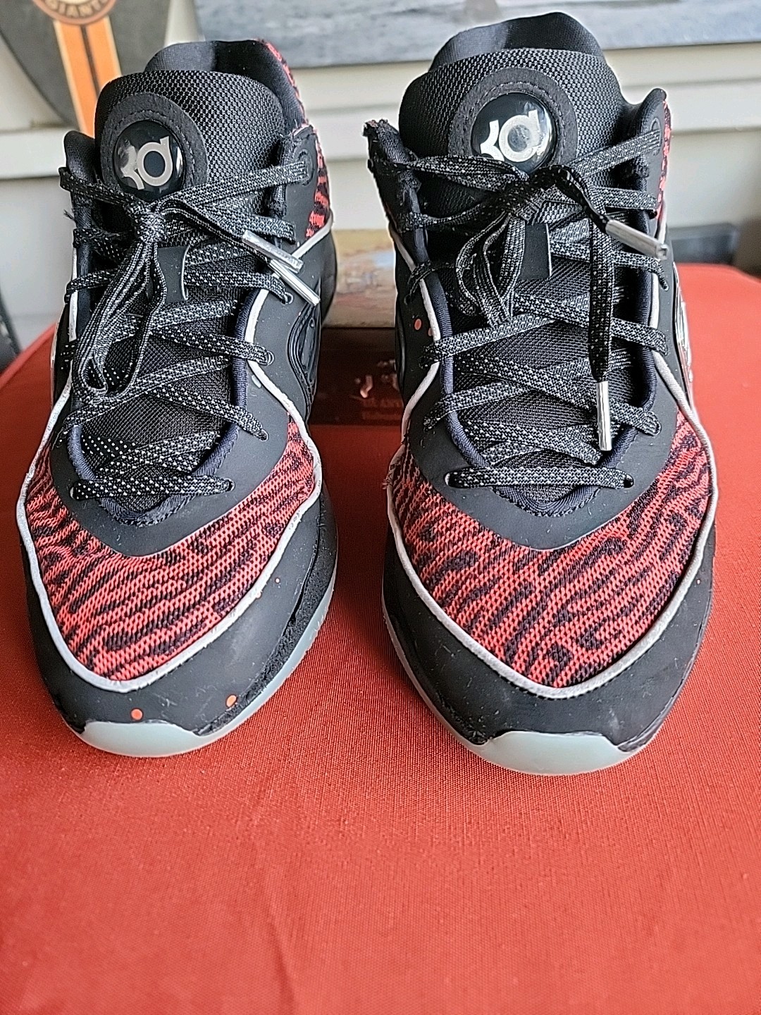 Nike Kevin Durant KD 16 Slim Reaper Black Silver Fire Red DV2917-004 Men's 7