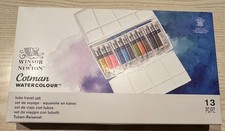 Winsor  Newton   Cotman Water Colour Painting Tube Travel Set   12 x 8ml Tubes