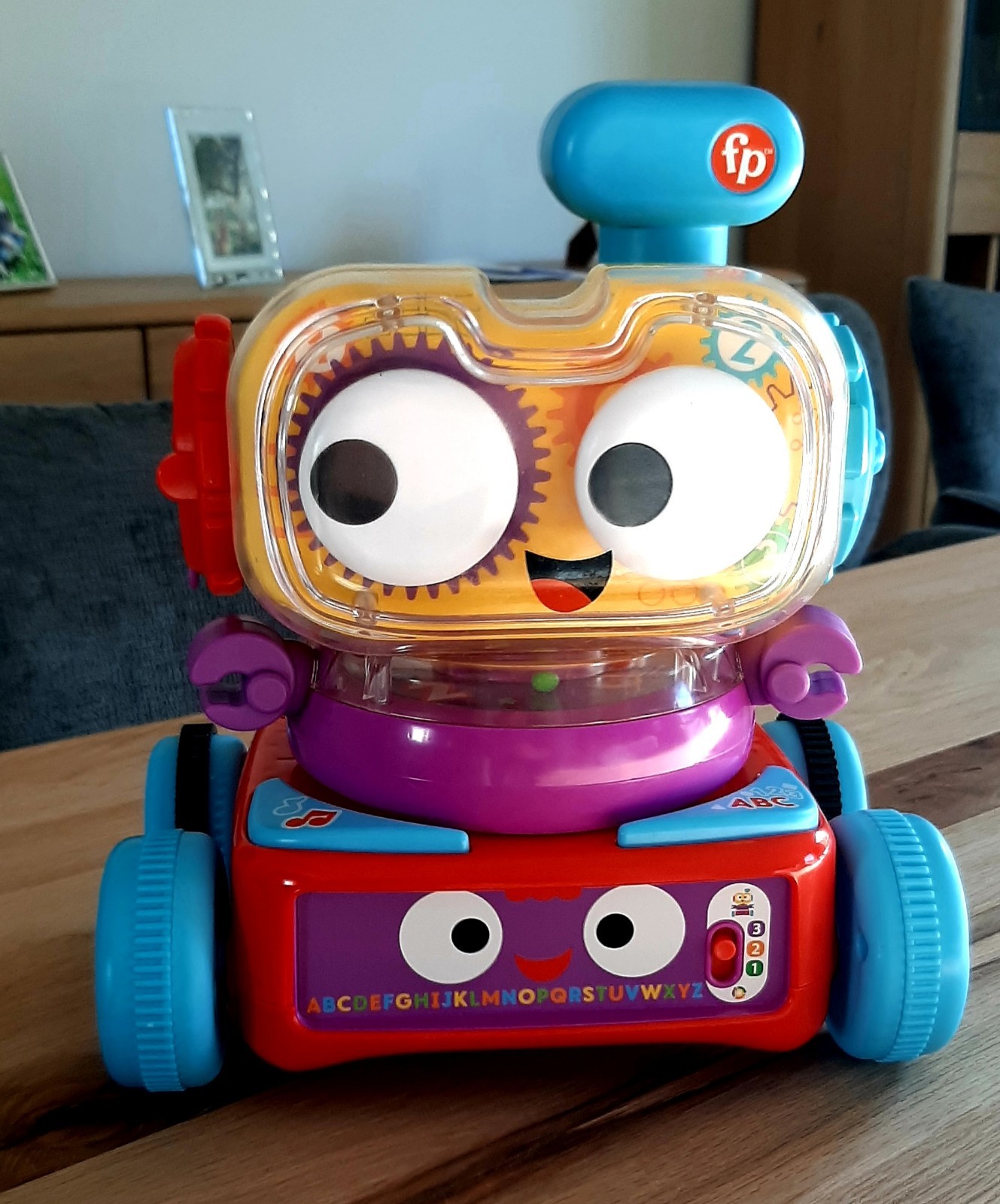 Fisher-Price - 4-in-1 Lernroboter Linus für Babys und Kleinkinder, ab 6 Monaten