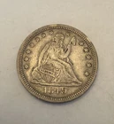 1849  Seated Liberty quarter  VG Very Good Condition Better date Great Coin