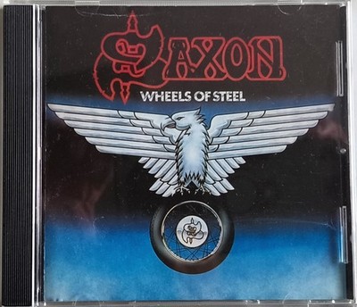 CD SAXON - WHEELS OF STEEL, MADE IN U.K. 1990 EMI SWINDON