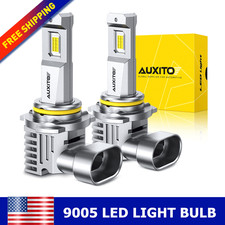 White 9005 HB3 LED Headlight Super Bright Bulbs Kit 6500K 400000LM High/Low Beam