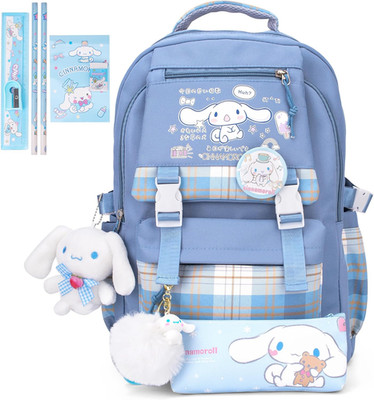 Adorable Juju Blue Kawaii Backpack - Perfect for School Girls!